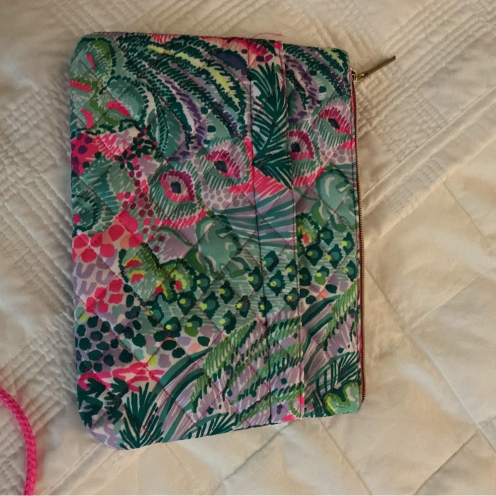 Lilly Pulitzer Pink and Green Patterned Bag - Picture 5 of 12